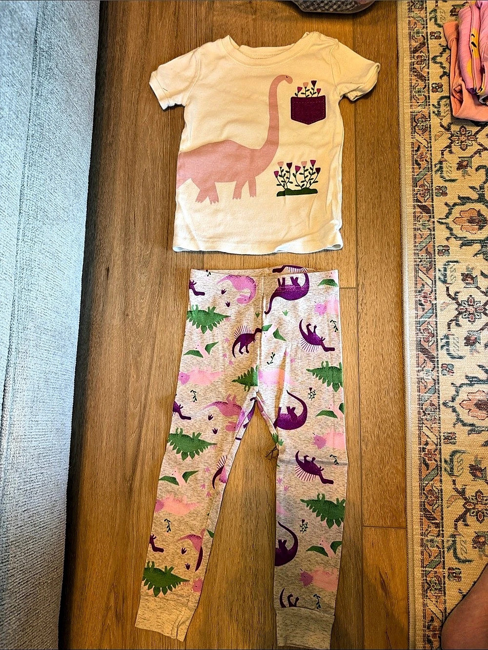 Old Navy Matching Dinosaur Print Set Size 3T
